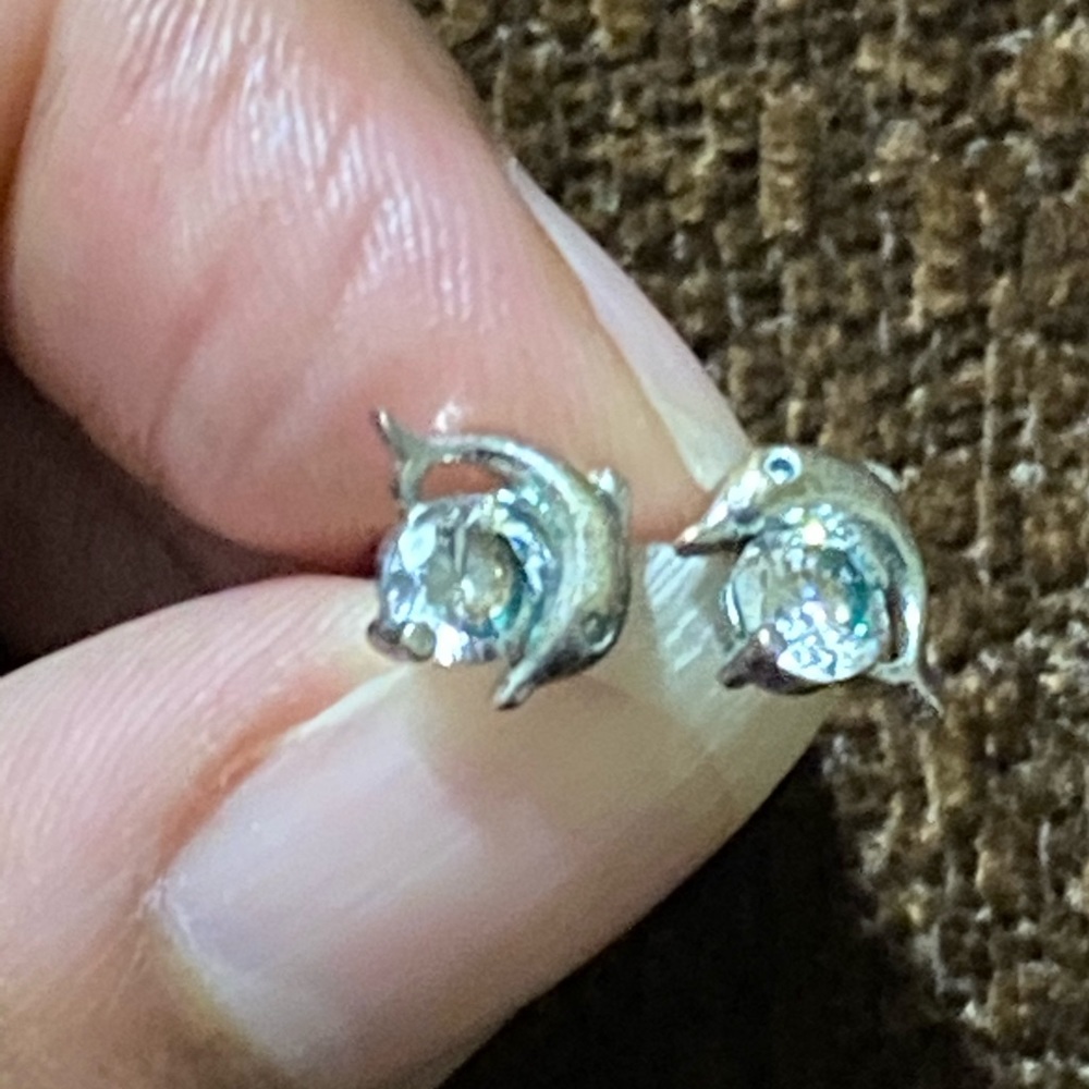 Dolphin Stud earrings